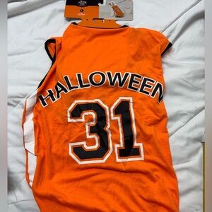 Hyde & Eek Orange Halloween Dog Costume for large breed